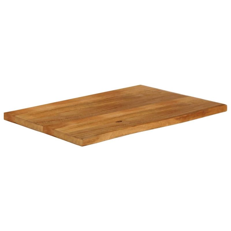Casa si Gradina - Mobilier - Feronerie si accesorii mobila - Blat de masa contur organic 100x60x3,8 cm lemn masiv de mango, finisaj de stejar - Infinity.ro
