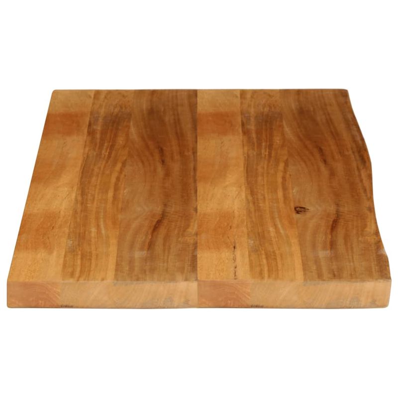 Casa si Gradina - Mobilier - Feronerie si accesorii mobila - Blat de masa contur organic 100x60x3,8 cm lemn masiv de mango, finisaj de stejar - Infinity.ro