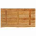 Casa si Gradina - Mobilier - Feronerie si accesorii mobila - Blat de masa contur organic 100x60x3,8 cm lemn masiv de mango, finisaj de stejar - Infinity.ro