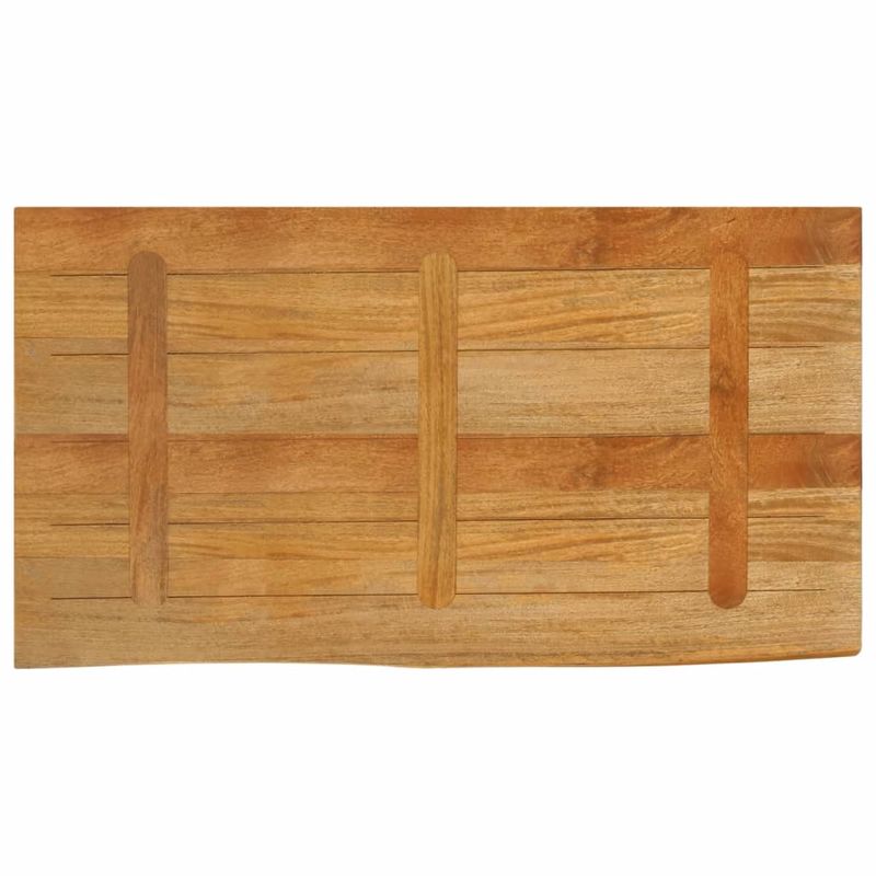Casa si Gradina - Mobilier - Feronerie si accesorii mobila - Blat de masa contur organic 100x60x3,8 cm lemn masiv de mango, finisaj de stejar - Infinity.ro