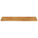 Casa si Gradina - Mobilier - Feronerie si accesorii mobila - Blat de masa contur organic 120x20x3,8 cm lemn masiv de mango, finisaj de stejar - Infinity.ro