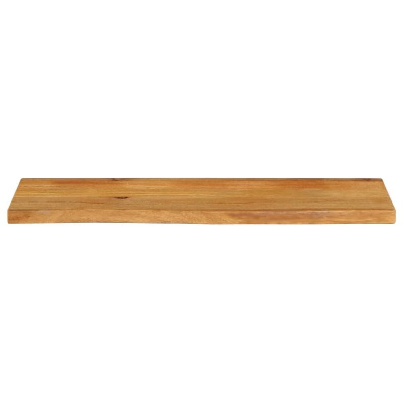 Casa si Gradina - Mobilier - Feronerie si accesorii mobila - Blat de masa contur organic 120x20x3,8 cm lemn masiv de mango, finisaj de stejar - Infinity.ro