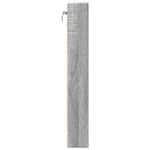 Casa si Gradina - Mobilier - Biblioteci si rafturi - Rafturi - Dulap cu vitrina, sonoma gri, 80x8,5x58 cm, lemn prelucrat - Infinity.ro
