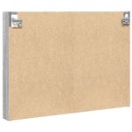 Casa si Gradina - Mobilier - Biblioteci si rafturi - Rafturi - Dulap cu vitrina, sonoma gri, 80x8,5x58 cm, lemn prelucrat - Infinity.ro