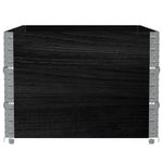 Casa si Gradina - Mobilier - Feronerie si accesorii mobila - Rame pentru paleti, 3 buc., negru, 120x80 cm, lemn masiv pin - Infinity.ro