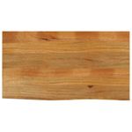 Casa si Gradina - Mobilier - Feronerie si accesorii mobila - Blat de masa contur organic 110x60x2,5 cm lemn masiv de mango, finisaj de stejar - Infinity.ro