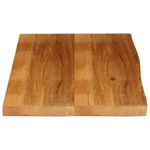 Casa si Gradina - Mobilier - Feronerie si accesorii mobila - Blat de masa contur organic 110x60x2,5 cm lemn masiv de mango, finisaj de stejar - Infinity.ro