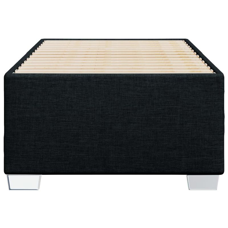 Casa si Gradina - Mobilier - Paturi si accesorii - Paturi - Cadru de pat, negru, 80x200 cm, material textil - Infinity.ro