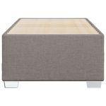 Casa si Gradina - Mobilier - Paturi si accesorii - Paturi - Cadru de pat, gri taupe, 80x200 cm, material textil - Infinity.ro