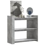 Casa si Gradina - Mobilier - Comode si corpuri - Console - Masa consola, gri beton, 100x35x90 cm, lemn prelucrat - Infinity.ro