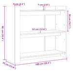Casa si Gradina - Mobilier - Comode si corpuri - Console - Masa consola, gri beton, 100x35x90 cm, lemn prelucrat - Infinity.ro