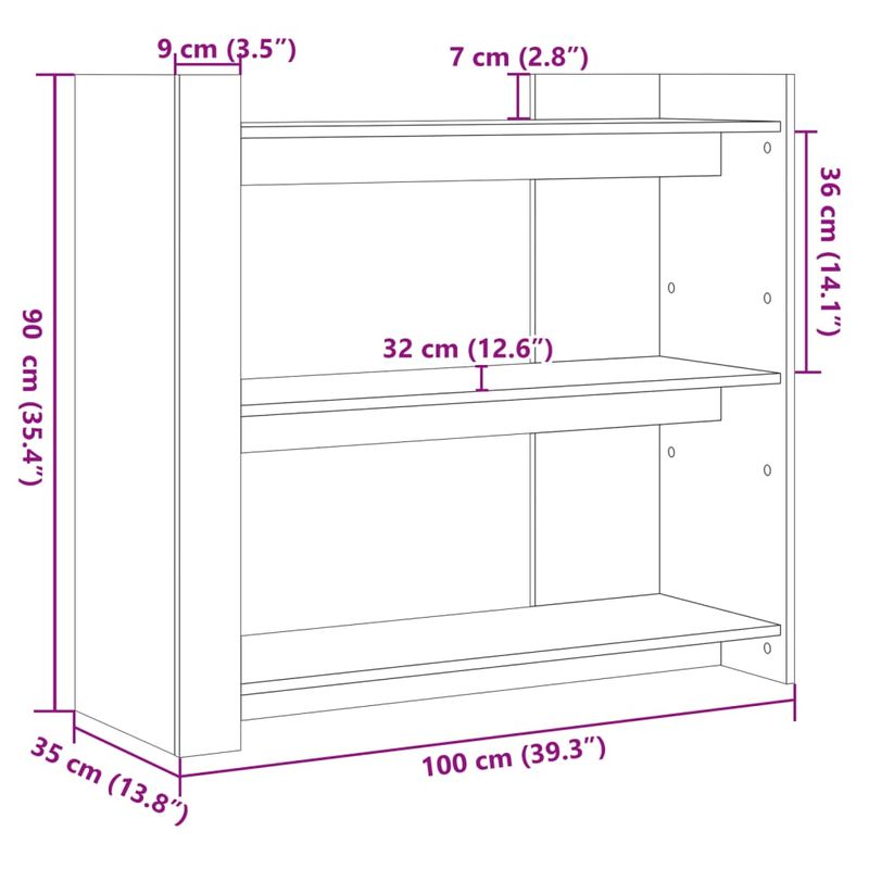 Casa si Gradina - Mobilier - Comode si corpuri - Console - Masa consola, gri beton, 100x35x90 cm, lemn prelucrat - Infinity.ro