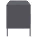 Casa si Gradina - Mobilier - Comode si corpuri - Comode - Dulap TV, antracit, 68x39x50,5 cm, otel laminat la rece - Infinity.ro