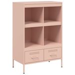 Casa si Gradina - Mobilier - Comode si corpuri - Corpuri bucatarie - Dulap inalt, roz, 68x39x101,5 cm, otel laminat la rece - Infinity.ro