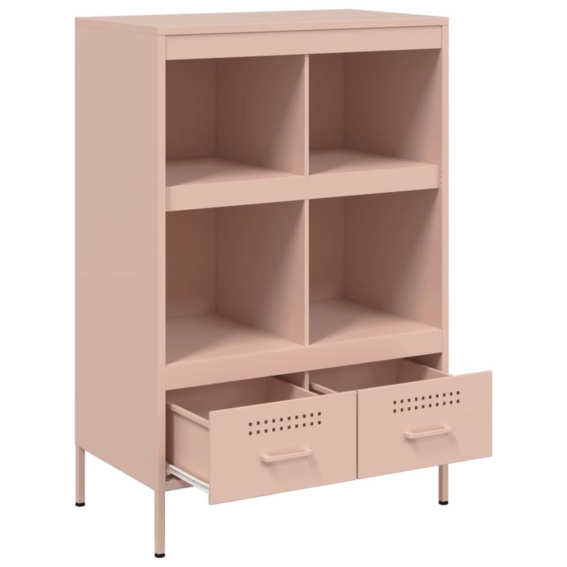 Casa si Gradina - Mobilier - Comode si corpuri - Corpuri bucatarie - Dulap inalt, roz, 68x39x101,5 cm, otel laminat la rece - Infinity.ro