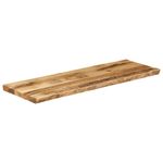 Casa si Gradina - Mobilier - Feronerie si accesorii mobila - Blat de masa contur natural 120x40x2,5 cm lemn masiv mango brut - Infinity.ro