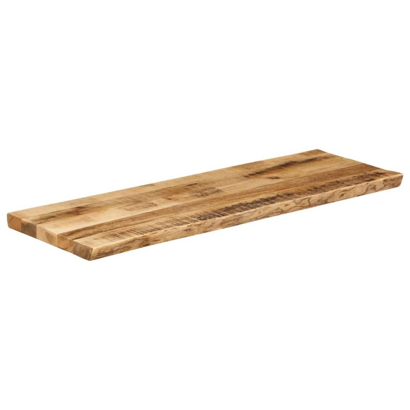 Casa si Gradina - Mobilier - Feronerie si accesorii mobila - Blat de masa contur natural 120x40x2,5 cm lemn masiv mango brut - Infinity.ro