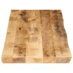 Casa si Gradina - Mobilier - Feronerie si accesorii mobila - Blat de masa contur natural 120x40x2,5 cm lemn masiv mango brut - Infinity.ro
