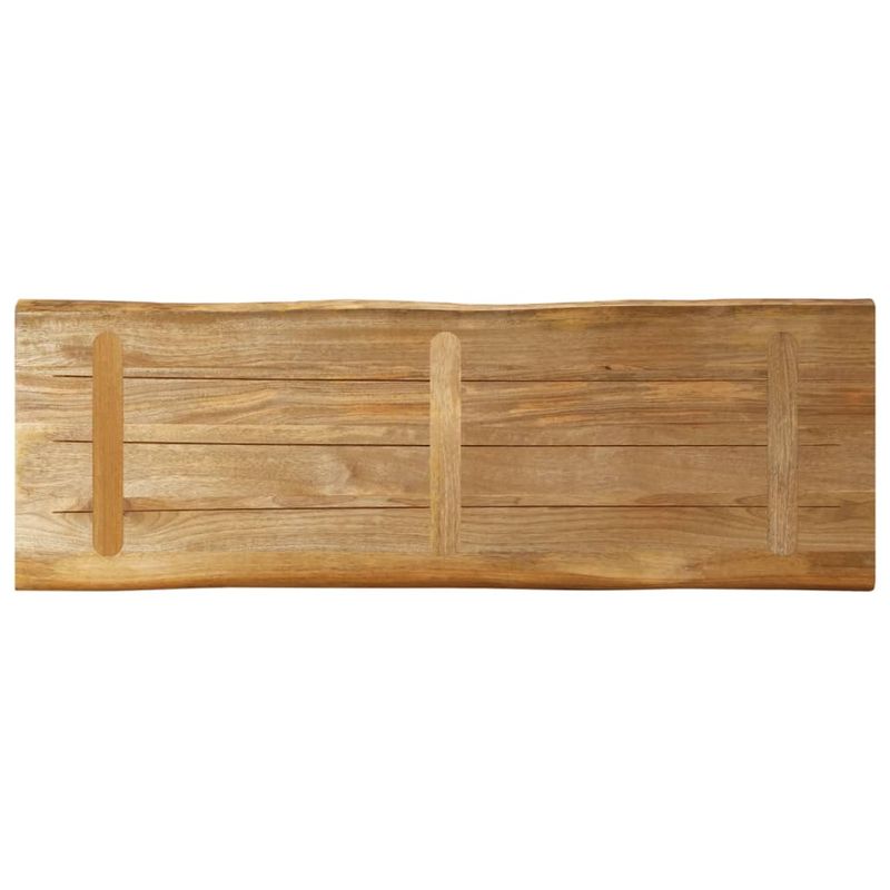 Casa si Gradina - Mobilier - Feronerie si accesorii mobila - Blat de masa contur natural 120x40x2,5 cm lemn masiv mango brut - Infinity.ro