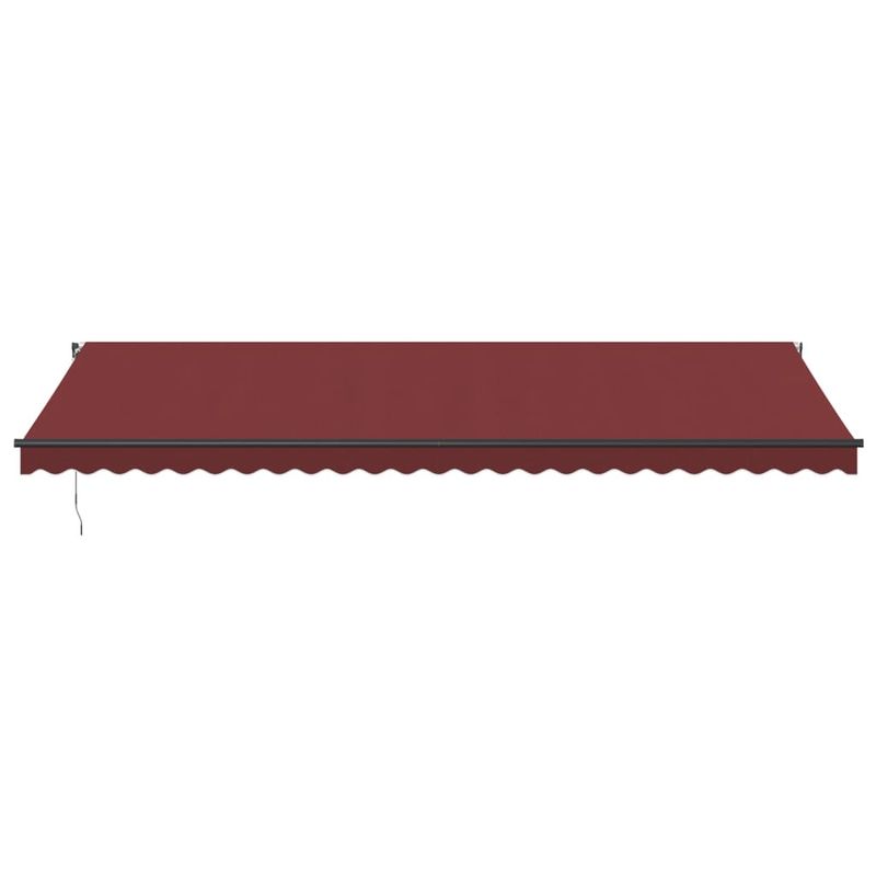 Casa si Gradina - Gradina si terasa - Umbrele si pavilioane - Umbrele - Copertina retractabila manual, visiniu, 600x350 cm, burgundy - Infinity.ro