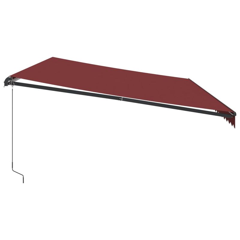 Casa si Gradina - Gradina si terasa - Umbrele si pavilioane - Umbrele - Copertina retractabila manual, visiniu, 600x350 cm, burgundy - Infinity.ro