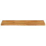 Casa si Gradina - Mobilier - Feronerie si accesorii mobila - Blat de masa contur organic 120x20x2,5 cm lemn masiv de mango, finisaj de stejar - Infinity.ro