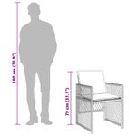 Casa si Gradina - Gradina si terasa - Mobilier exterior - Seturi mobila gradina - Set mobilier de gradina cu perne 11 piese gri deschis poliratan - Infinity.ro