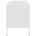 Casa si Gradina - Mobilier - Comode si corpuri - Comode - Dulap TV, alb, 68x39x50,5 cm, otel laminat la rece - Infinity.ro