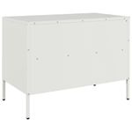 Casa si Gradina - Mobilier - Comode si corpuri - Comode - Dulap TV, alb, 68x39x50,5 cm, otel laminat la rece - Infinity.ro