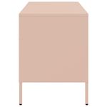 Casa si Gradina - Mobilier - Comode si corpuri - Comode - Dulap TV, roz, 68x39x50,5 cm, otel laminat la rece - Infinity.ro