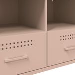 Casa si Gradina - Mobilier - Comode si corpuri - Comode - Dulap TV, roz, 68x39x50,5 cm, otel laminat la rece - Infinity.ro