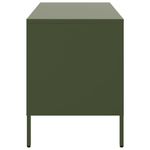 Casa si Gradina - Mobilier - Comode si corpuri - Comode - Dulap TV, verde masliniu, 68x39x50,5 cm, otel laminat la rece - Infinity.ro