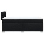 Casa si Gradina - Mobilier - Paturi si accesorii - Paturi - Pat box spring cu saltea, negru, 90x190 cm, textil - Infinity.ro
