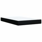 Casa si Gradina - Mobilier - Paturi si accesorii - Paturi - Pat box spring cu saltea, negru, 90x190 cm, textil - Infinity.ro