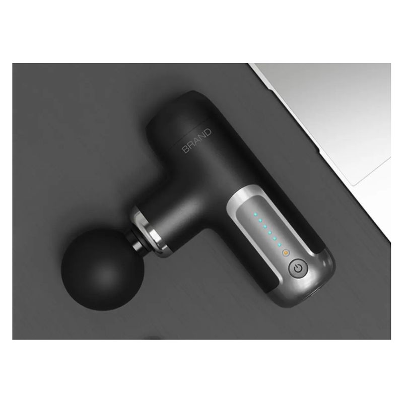 Ingrijire personala si Cosmetice - Sanatate si wellness - Articole wellness - Aparate si dispozitive de masaj - Aparat profesional pentru masaj tip pistol mini CRISTALIS SALE™, 6 viteze, 4 capete, 3200 percutii/minut, 2000mAh - Infinity.ro