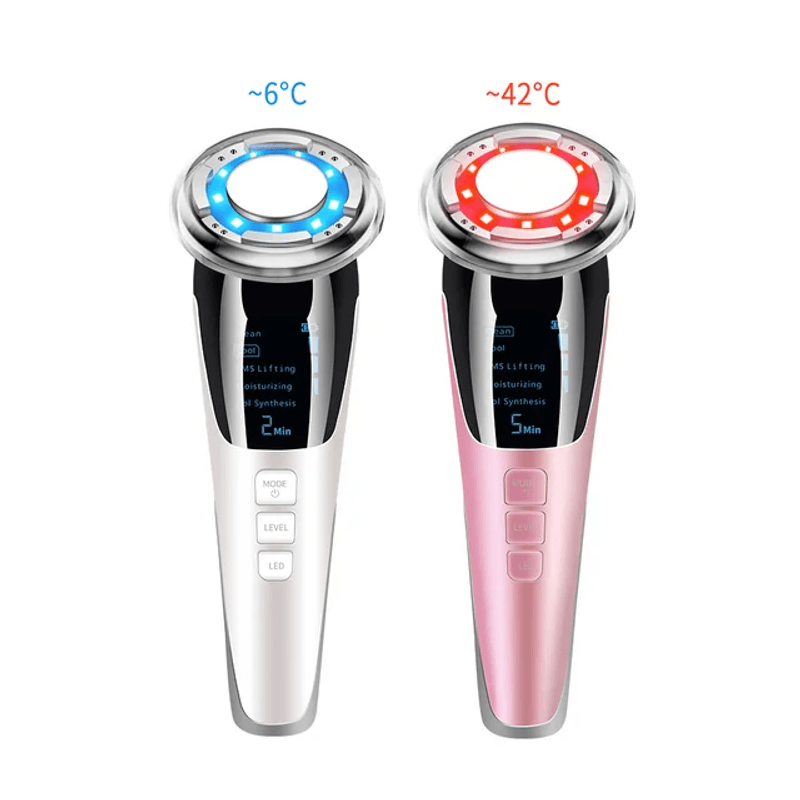 Ingrijire personala si Cosmetice - Aparate & accesorii ingrijire personala - Aparate cosmetice - Aparate intretinere si ingrijire corporala - Aparat pentru tratament facial si intinerirea pielii CRISTALIS SALE™, 5 in 1, 3 viteze, profesional, anti rid - Infinity.ro