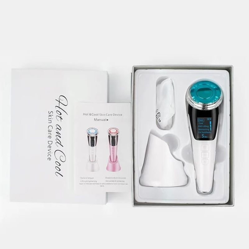 Ingrijire personala si Cosmetice - Aparate & accesorii ingrijire personala - Aparate cosmetice - Aparate intretinere si ingrijire corporala - Aparat pentru tratament facial si intinerirea pielii CRISTALIS SALE™, 5 in 1, 3 viteze, profesional, anti rid - Infinity.ro