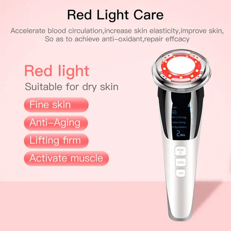 Ingrijire personala si Cosmetice - Aparate & accesorii ingrijire personala - Aparate cosmetice - Aparate intretinere si ingrijire corporala - Aparat pentru tratament facial si intinerirea pielii CRISTALIS SALE™, 5 in 1, 3 viteze, profesional, anti rid - Infinity.ro