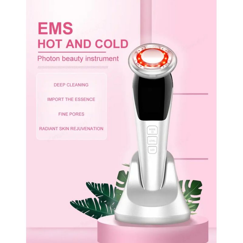 Ingrijire personala si Cosmetice - Aparate & accesorii ingrijire personala - Aparate cosmetice - Aparate intretinere si ingrijire corporala - Aparat pentru tratament facial si intinerirea pielii CRISTALIS SALE™, 5 in 1, 3 viteze, profesional, anti rid - Infinity.ro