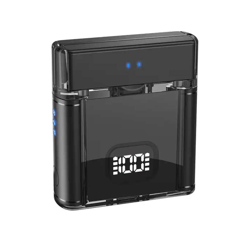 TV, Audio-Video si Foto - Audio profesionale - Microfoane profesionale - Set 2 microfoane lavaliera profesionale CRISTALIS SALE™,  cu accesorii full, cu magnet, mufe type c si lightning - Infinity.ro