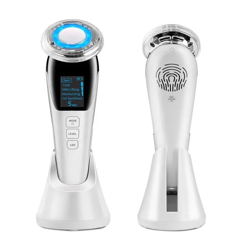 Ingrijire personala si Cosmetice - Aparate & accesorii ingrijire personala - Aparate cosmetice - Aparate intretinere si ingrijire corporala - Aparat pentru tratament facial si intinerirea pielii CRISTALIS SALE™, 5 in 1, 3 viteze, profesional, anti rid - Infinity.ro