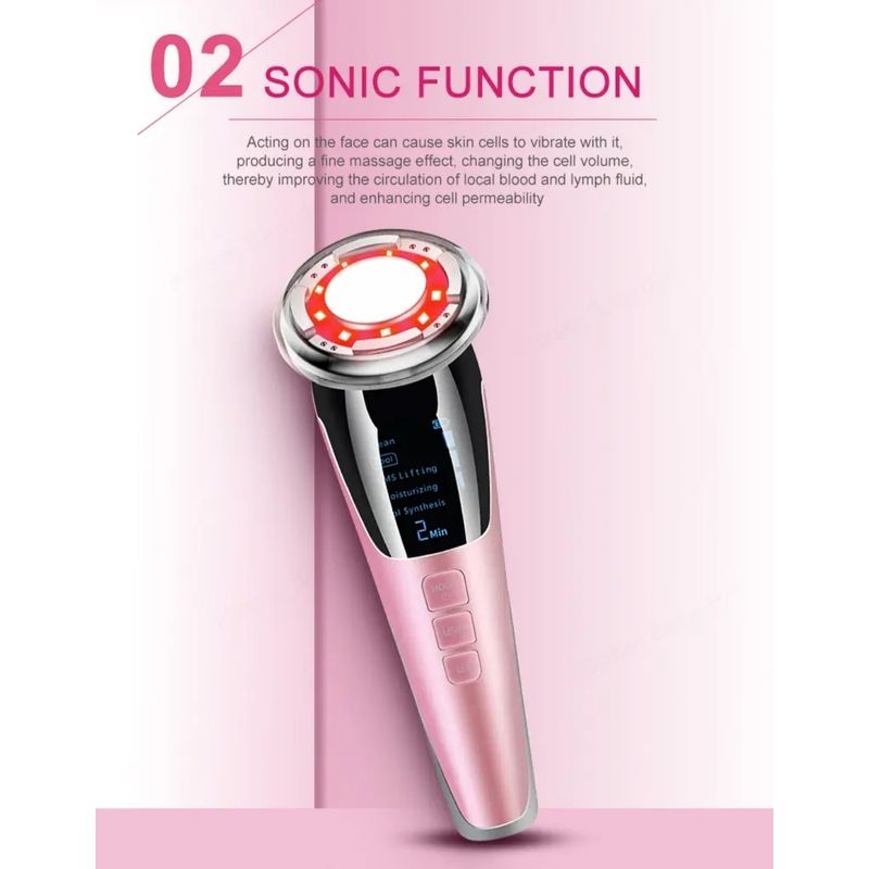 Ingrijire personala si Cosmetice - Aparate & accesorii ingrijire personala - Aparate cosmetice - Aparate intretinere si ingrijire corporala - Aparat pentru tratament facial si intinerirea pielii CRISTALIS SALE™, 5 in 1, 3 viteze, profesional, anti rid - Infinity.ro