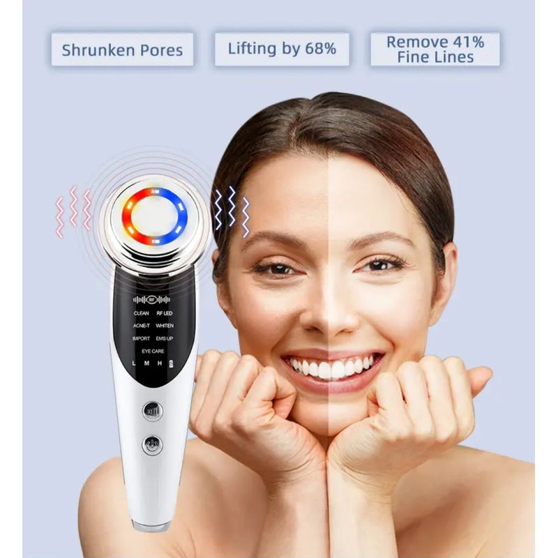 Ingrijire personala si Cosmetice - Aparate & accesorii ingrijire personala - Aparate cosmetice - Aparate intretinere si ingrijire corporala - Aparat pentru tratament facial si intinerirea pielii cristalis sale ™, 7 in 1, 3 viteze, profesional, anti rid - Infinity.ro
