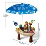 Jucarii, Copii si Bebe - Jucarii si jocuri - Jucarii de exterior - Jucarii pentru plaja si nisip - Masuta de nisip si apa cu umbrela Angry Birds - Infinity.ro