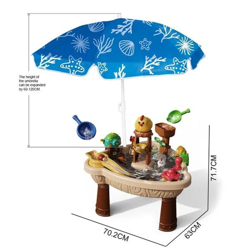 Jucarii, Copii si Bebe - Jucarii si jocuri - Jucarii de exterior - Jucarii pentru plaja si nisip - Masuta de nisip si apa cu umbrela Angry Birds - Infinity.ro