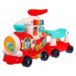 Jucarii, Copii si Bebe - Jucarii si jocuri - Vehicule si jucarii cu telecomanda - Trenulete de jucarie - Trenulet interactiv pentru copii 4 in 1 Hola Toys - Infinity.ro