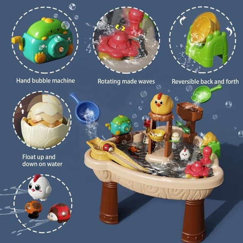 Jucarii, Copii si Bebe - Jucarii si jocuri - Jucarii de exterior - Jucarii pentru plaja si nisip - Masuta de nisip si apa cu umbrela Angry Birds - Infinity.ro