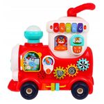 Jucarii, Copii si Bebe - Jucarii si jocuri - Vehicule si jucarii cu telecomanda - Trenulete de jucarie - Trenulet interactiv pentru copii 4 in 1 Hola Toys - Infinity.ro