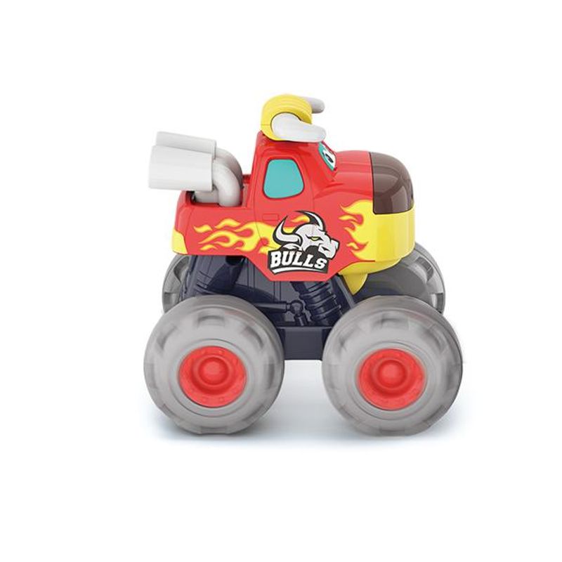 Jucarii, Copii si Bebe - Jucarii si jocuri - Vehicule si jucarii cu telecomanda - Masinute - Masinuta Monster Truck, Taurasul cel furios Hola Toys - Infinity.ro