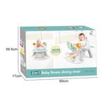 Jucarii, Copii si Bebe - Hrana si alaptare - Scaune de masa bebe - Scaun de masa si de joaca pentru copii model fluture - Infinity.ro